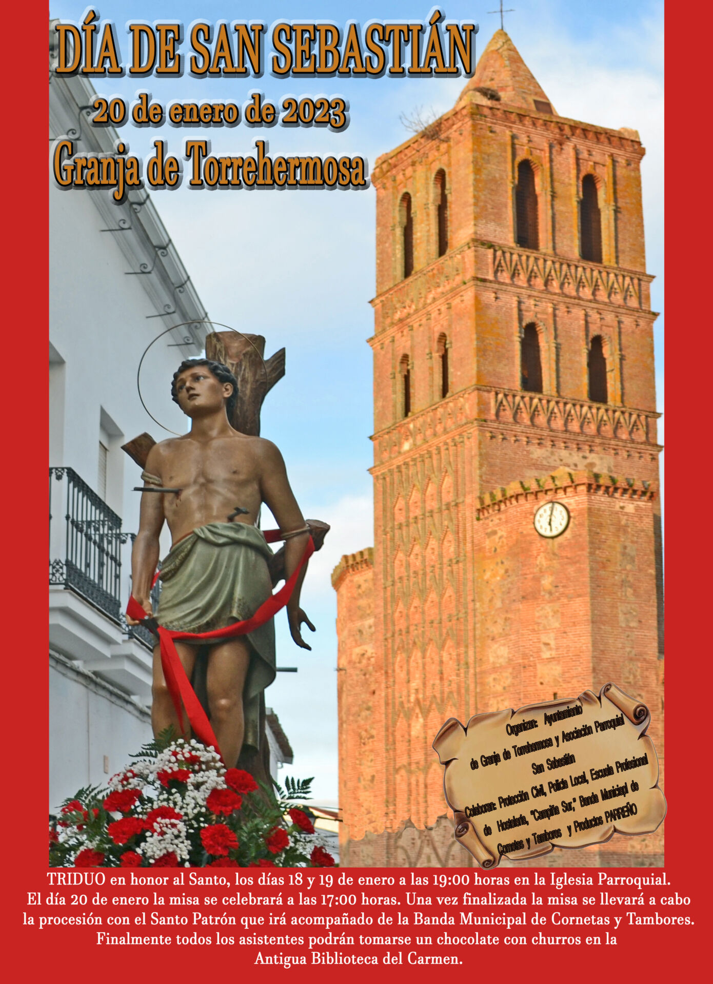Festividad de San Sebastián 2023 Granja de Torrehermosa